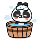 Panda Tub emoji