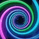 Neon Spiral emoji