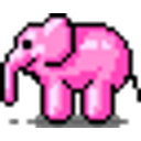 Pink Elephant emoji