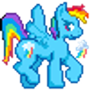 Rainbow Dash emoji