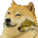 Doge Hug emoji