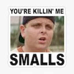 Yourekillingmesmalls emoji