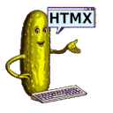 Htmx Pickle emoji