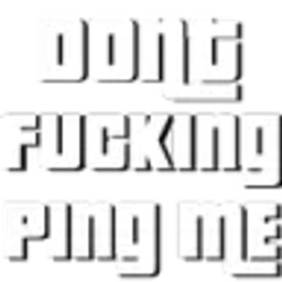 Dontpingme emoji