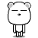 Meditation Bear emoji