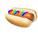 Hotdog Rainbowmusturd emoji