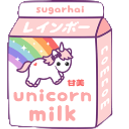 Unicorn Milk emoji