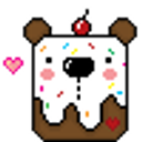 Cupcake Bear emoji