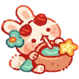 Summer Bunny emoji