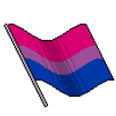 Bi Flag Wave emoji