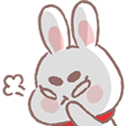 Bunny Huff Pout emoji
