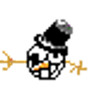 Ugly Snowman emoji