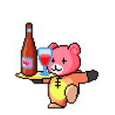 Waiter Bear emoji