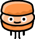 Macaron Orange emoji