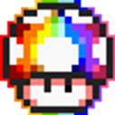 Mushroomrainbow emoji