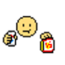 Popcorn Soda emoji