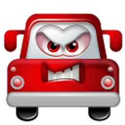 Angry Auto emoji