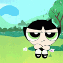 Powerpuff Nope emoji