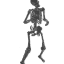 Twerking Skeleton White emoji