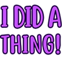 I Did A Thing emoji