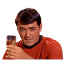 Star Trek Scotty Drinking emoji
