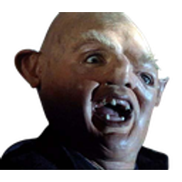 Gollum Surprised Snarl emoji