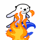 Fluss On Fire emoji