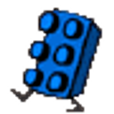 Lego Walking emoji