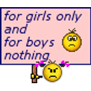 Girls Only emoji