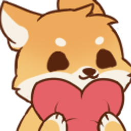 Shiba Heart emoji