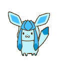 Glaceon Floofing emoji