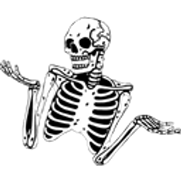 Skeleton Shrug emoji