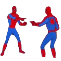 Spiderman Pointing emoji