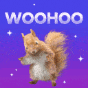 Squirrel Woohoo emoji