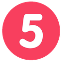 5 Circle emoji
