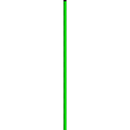 Vertical Line Green emoji
