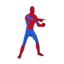 Left Spiderman Point emoji