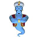 Blue Genie emoji