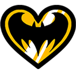 Batheart emoji