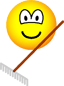Raking emoji