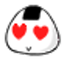 Onigiri Love emoji