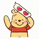 Poohheart emoji