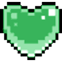 Greencrystal Heart emoji