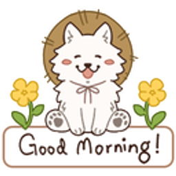 Doggoodmorning emoji