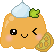 Pudding Wink emoji