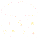 White Cute Cloud emoji