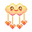 Valentines Cloud emoji