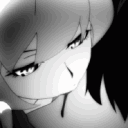 Anime Girl Looking Down emoji