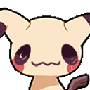 Mimikyu Blush Shy emoji