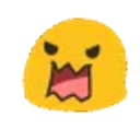 Blob Rage emoji